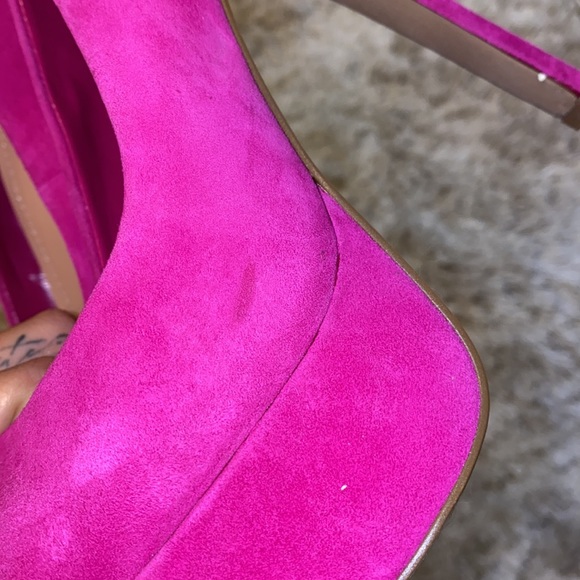 Pink wedge heels - Picture 6 of 7